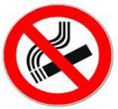 Cartello divieto di fumo