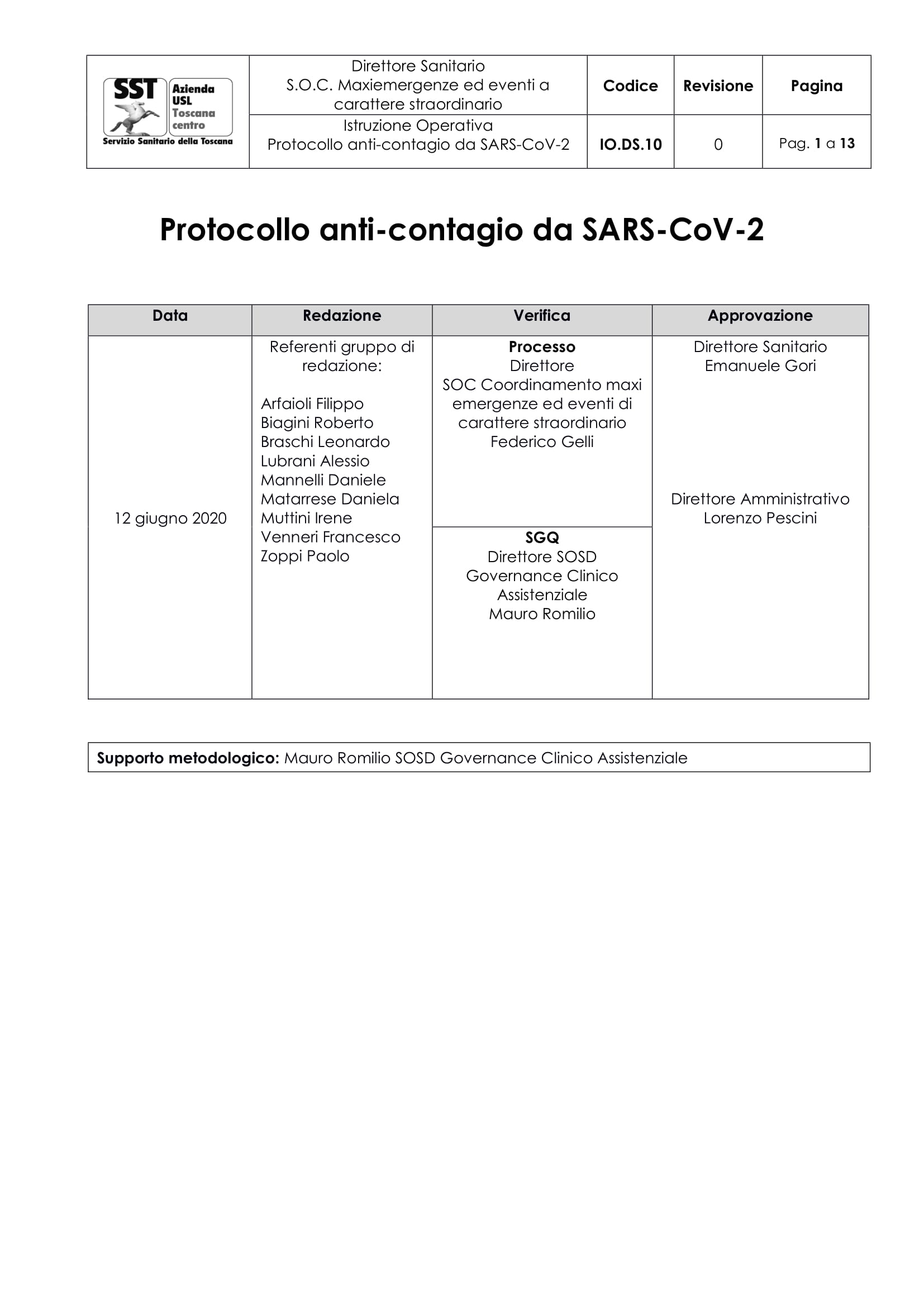IO.DS.10 Protocollo anti-contagio da SARS-CoV-2